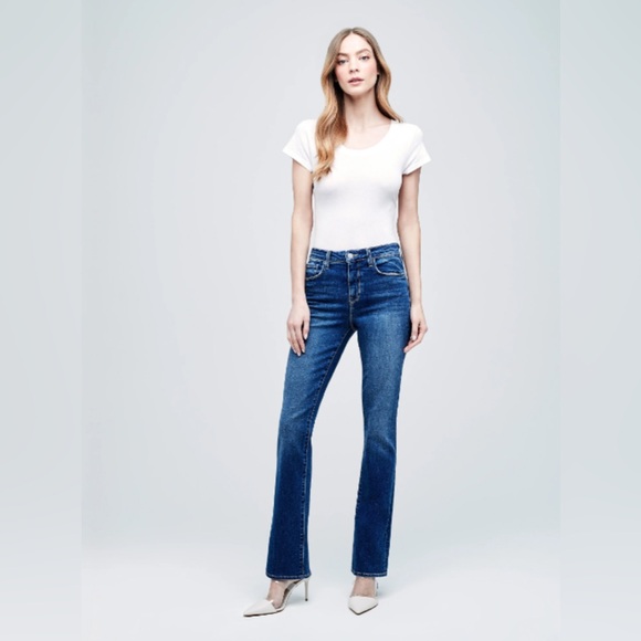 L’Agence Oriana High Rise Straight Leg Jeans Women’s Size 25 - Picture 1 of 10